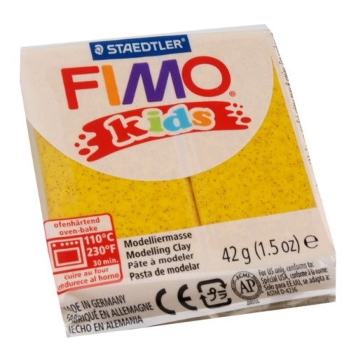FIMO, žlutá se třpytkami, 42g — foto 1