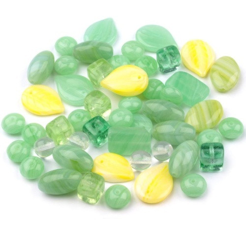 Skleněný mačkaný MIX, 4-20mm (50g) — foto 1