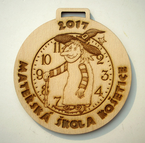 Čarodějnické MEDAILE školka Košetice 2017
