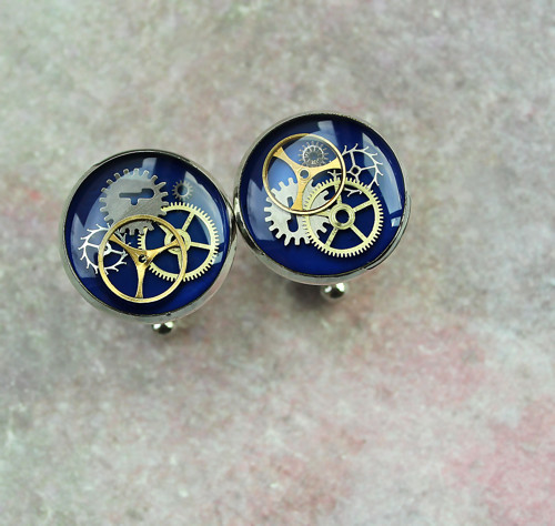Manžetové knoflíčky /dark blue/ — foto 1