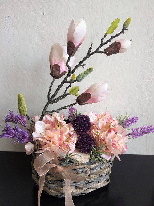 Magnolie a hortenzie — foto 1