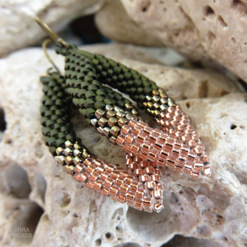 Slzičky copper-dark olive — foto 1