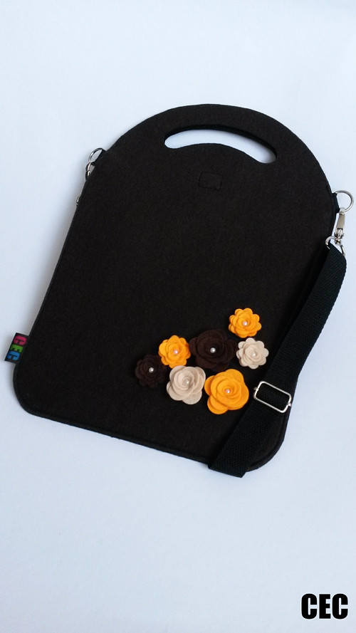 Flowerbed in brown-crossbody hang — foto 1
