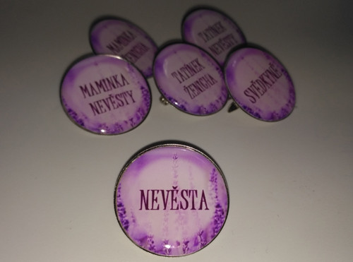 Brož_nevěsta_levandulová — foto 1