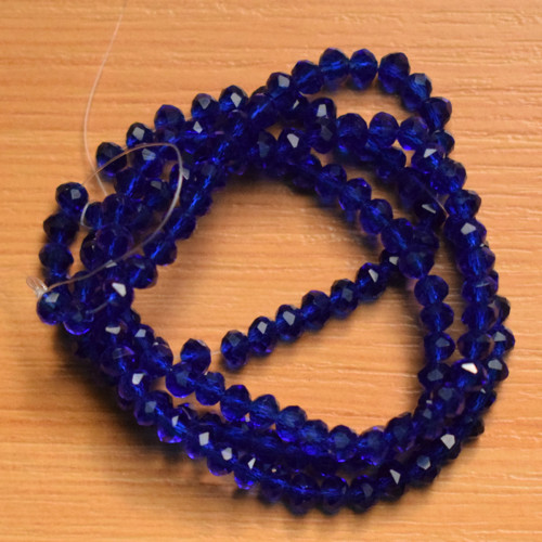 Broušené korálky 4x3 mm - 20 ks