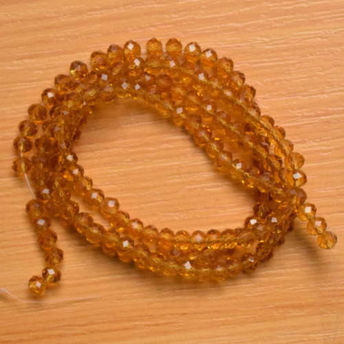 Broušené korálky 4x3 mm - 20 ks