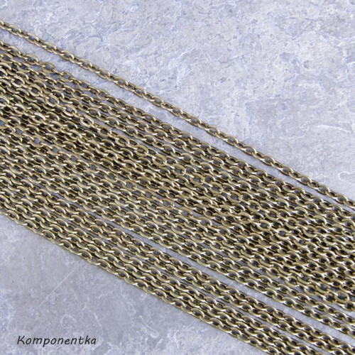 Řetízek bronz 3x2mm 1m — foto 1