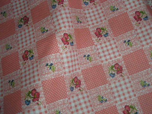 Látka - metráž - STARORŮŽOVÝ PATCHWORK — foto 1