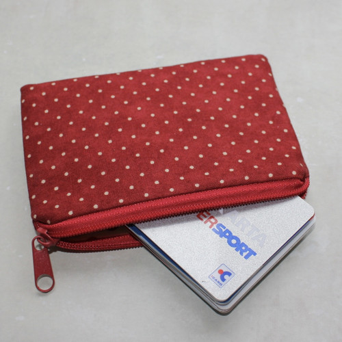 Kapsička na karty "Dots in red" — foto 1