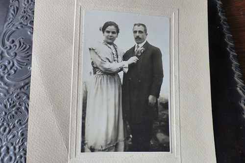 S mužem...stará fotografie