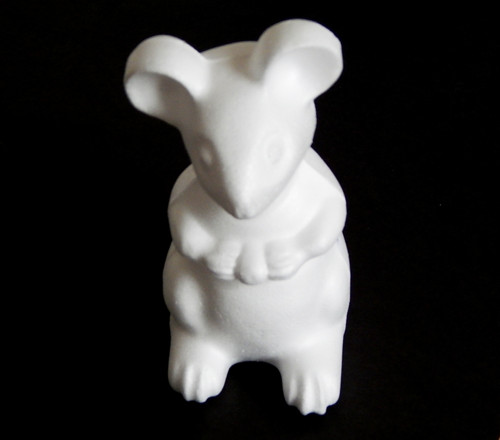 Polystyren, Myška - výška 14 cm