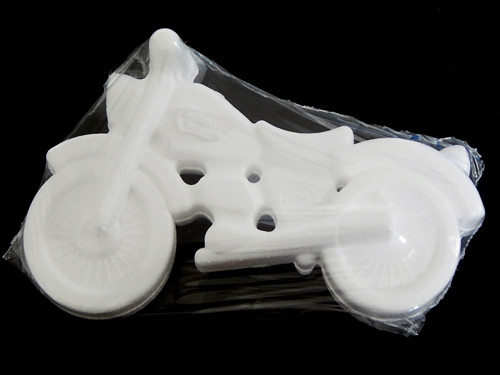 Polystyren, Motorka výška 11 cm — foto 1