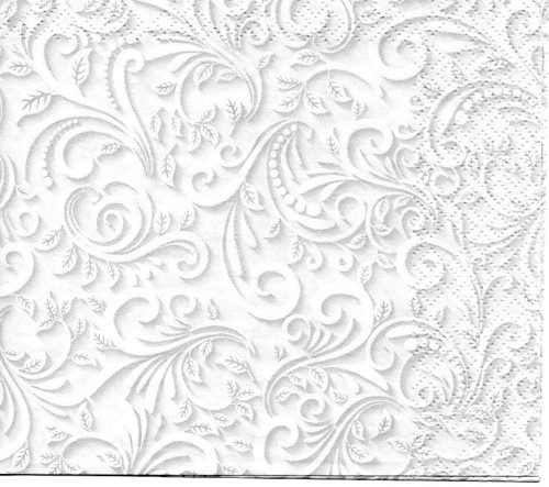 Papírový ubrousek,vintage,ornamenty,lístky,2ks