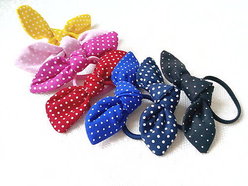 Mini scrunchies (mini dots)