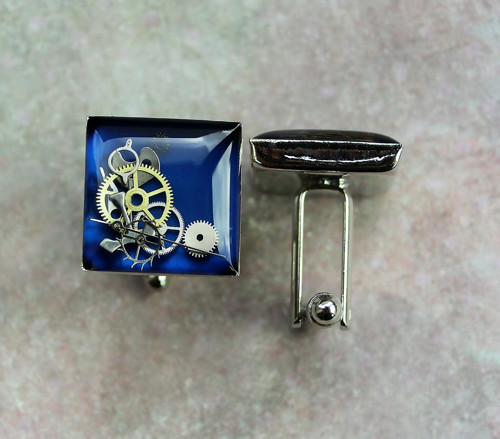 Manžetové knoflíčky /dark blue/ — foto 1