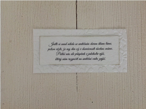 Kartička ke sv.oznámení 38B — foto 1
