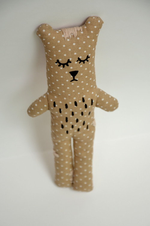 Mini Bubu Bear brown, dots — foto 1