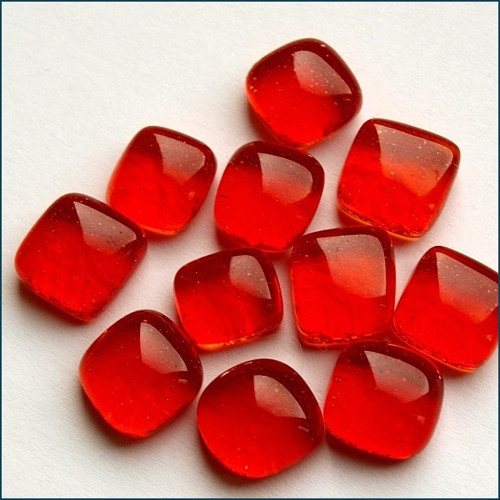 Červené pecičky 0,6 cm/ 55 — foto 1