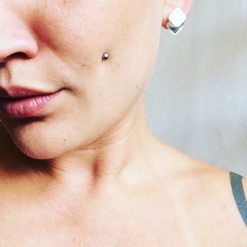 Náušnice / Earrings "Doublemini mirror sque " — foto 1