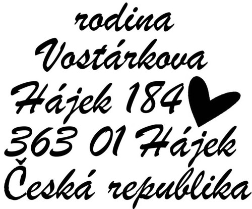 Razítko na objednávku — foto 1
