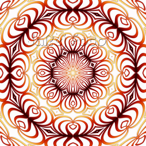 Červená mandala