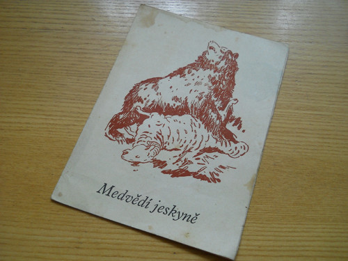 Medvědí jeskyně - reklamní brožurka