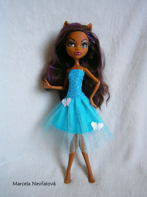 Tyrkysové šaty pro Monster high — foto 1