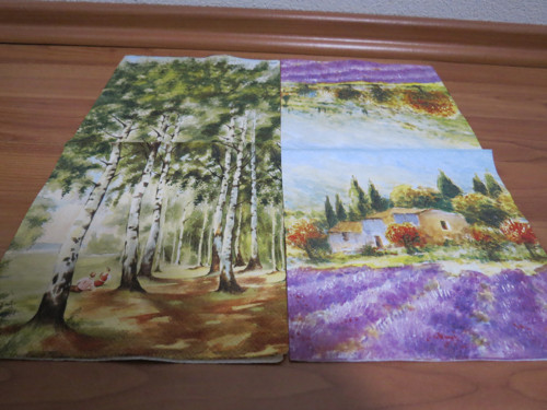 Set 2 ubrousků - Příroda je krásná — foto 1