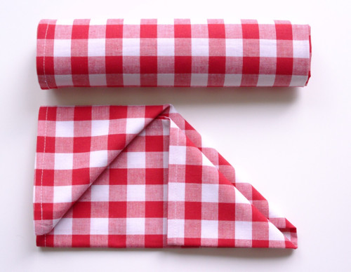 Sada utěrek RED&WHITE na přání — foto 1