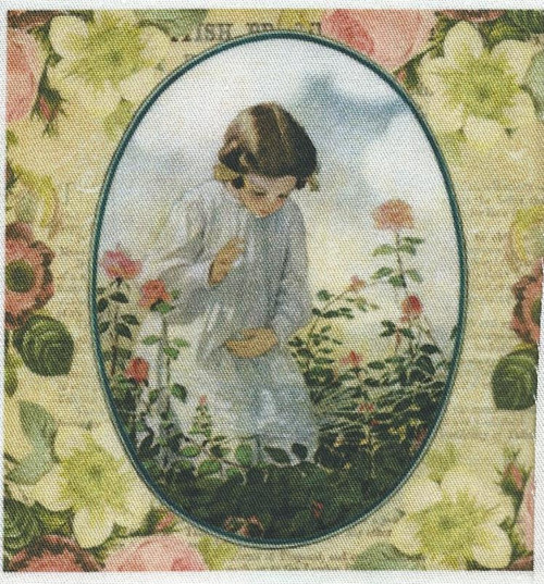 Bavlněná látka - panel 9,5 x 9,5 cm — foto 1