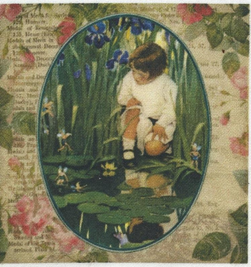 Bavlněná látka - panel 9,5 x 9,5 cm — foto 1