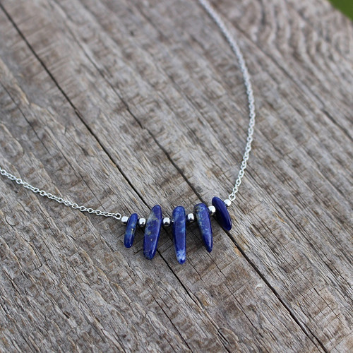 Eleada • lapis lazuli, chir. ocel — foto 1