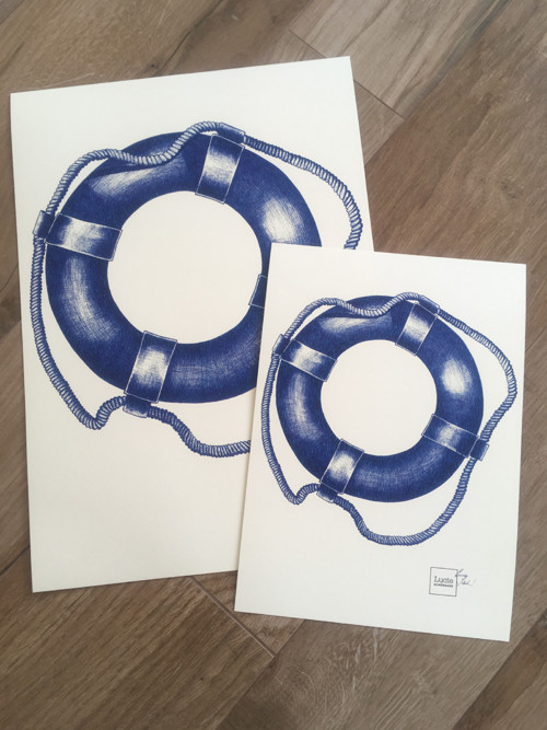 Kruh - autorská ilustrace A4 — foto 1