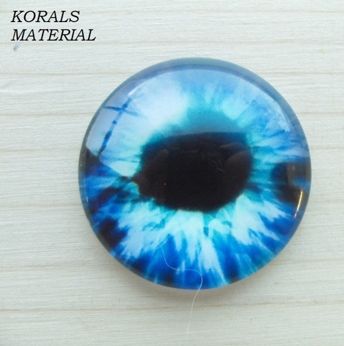 2857/K Kabošon Oko MODRÉ 14 mm — foto 1