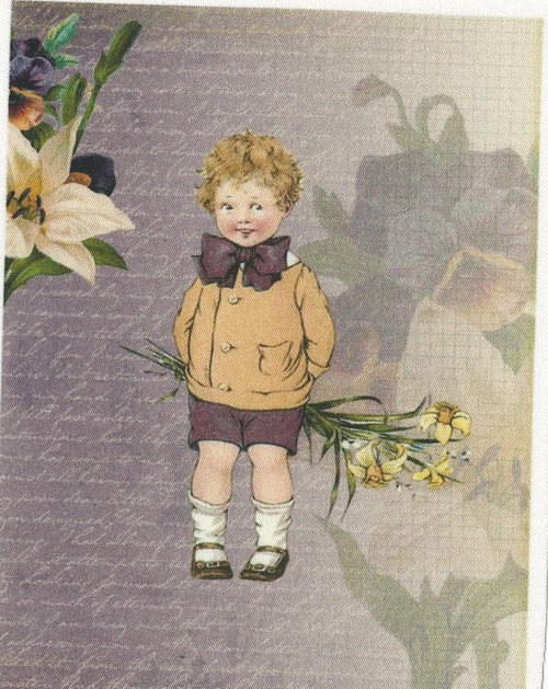 Bavlněná látka - panel 13,5 x 17,5 cm