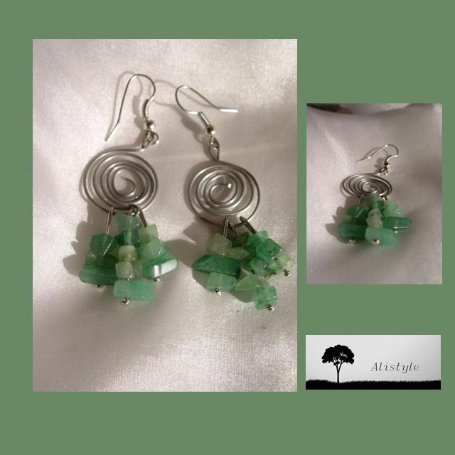 Avanturínové naušničky — foto 1