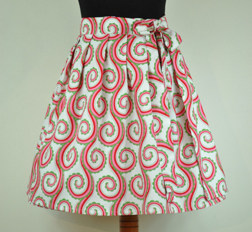Large Curly Swirl - zavinovací sukně — foto 1