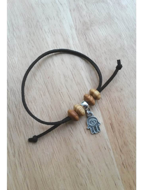 Kožený Náramek A Ruka Fatimy