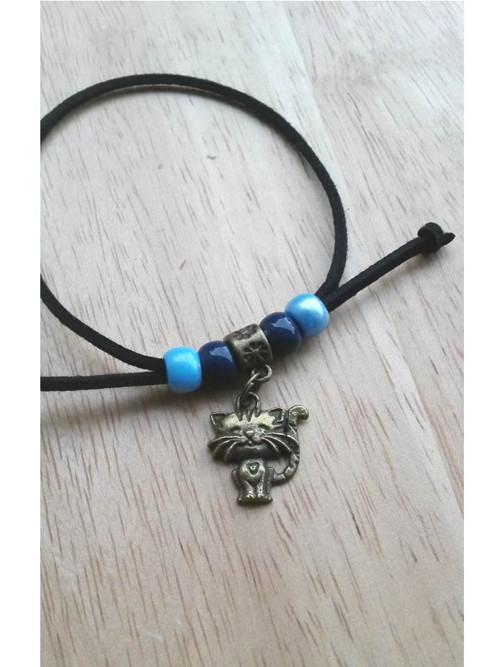 Kožený Náramek Kočičák