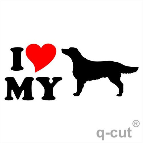 I LOVE MY Flat Coated Retrívr