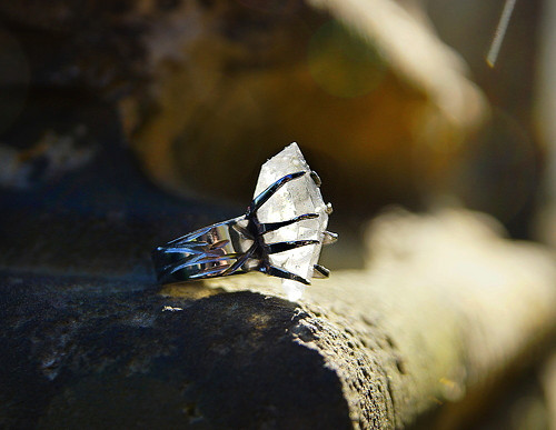 Nerezový prsten...." Crystal dream" — foto 1