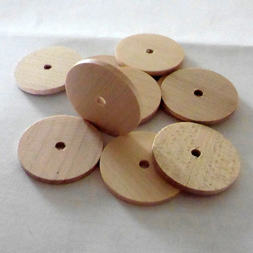 Dřevěný korálek disk