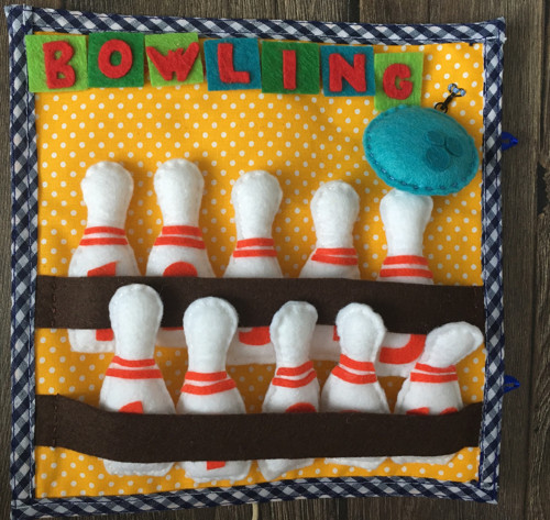Quiet Book - stránka Bowling — foto 1