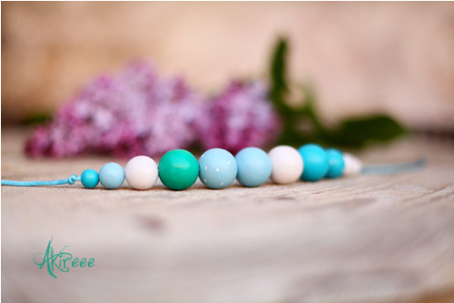 Beauty and Simplicity - Malované korále — foto 1