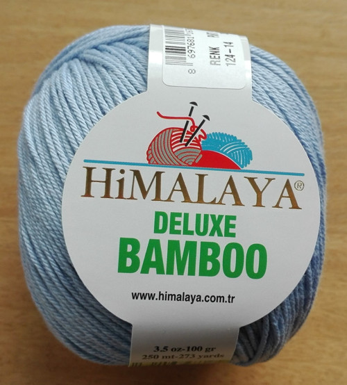 Deluxe Bamboo odstín 124-14 světle modrá