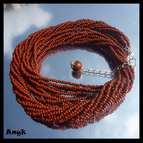 Africká mše - náhrdelník — foto 1