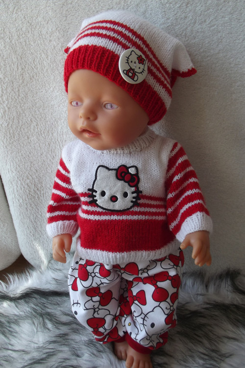 Oblečky pro panenku - "Kočička Kitty" — foto 1