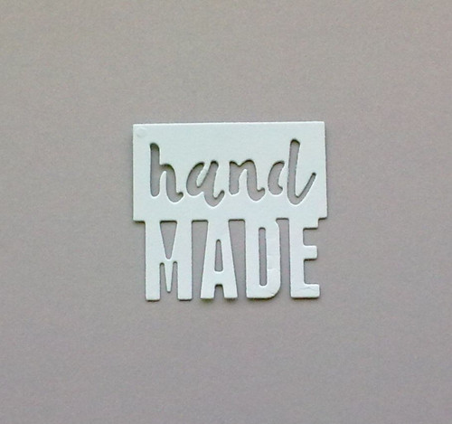 Nápis - Hand made - barva dle přání