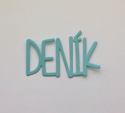 Nápis - Deník