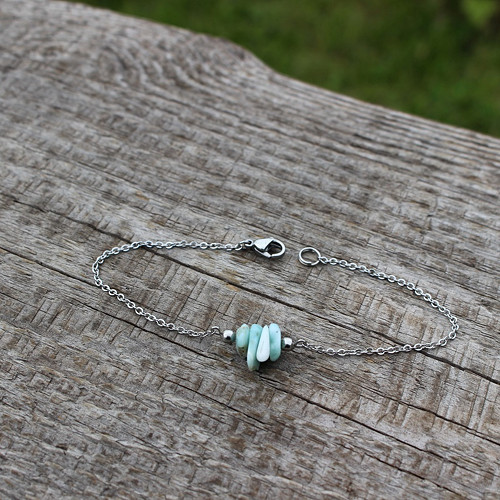 Mareinne • larimar, chir. ocel — foto 1